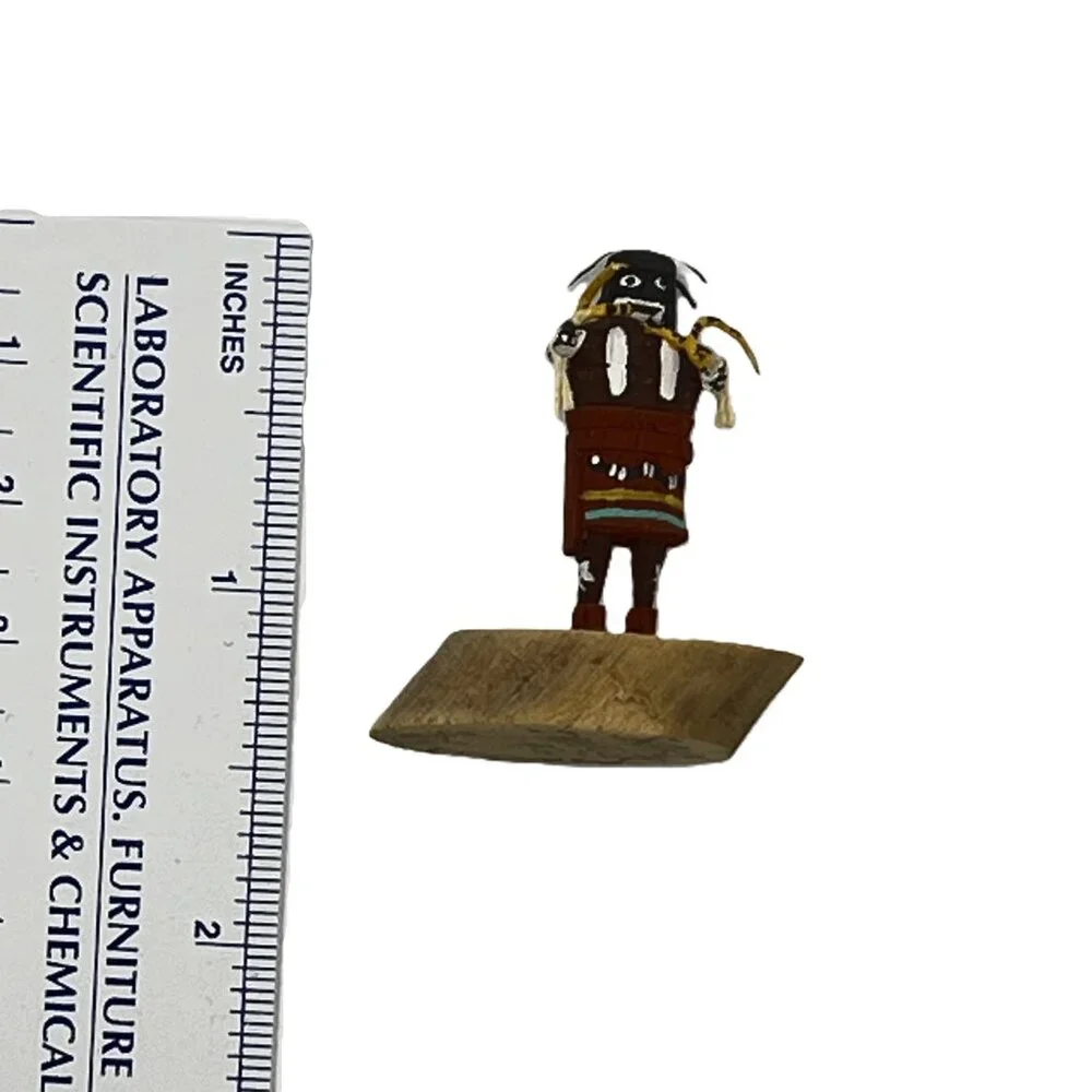 Handmade Miniature 1.5" (app.) Kachina Doll - "Snake Dancer" - Picture 4 of 5